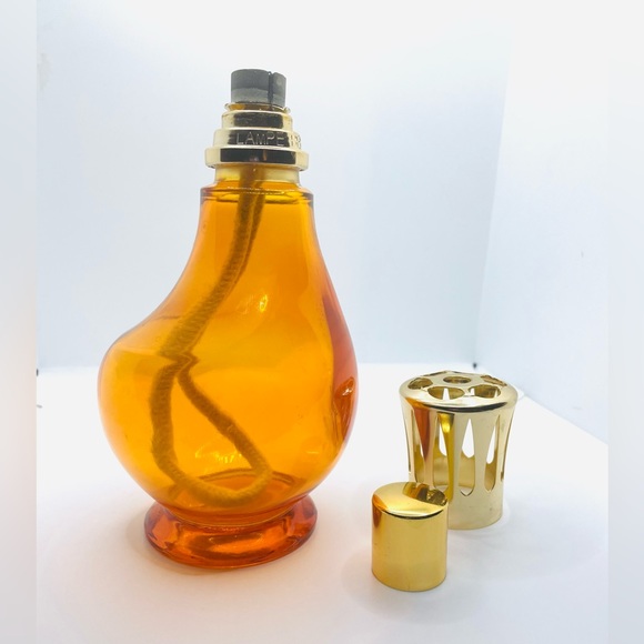 LAMPE BERGER PARIS Lacrima Amber Glass Oil Lamp, Fragrance Diffuser #3881 - Picture 2 of 6
